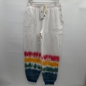 Feat Mens Blanket Blend Joggers, Large, Sunset Lover Tie Dye,‎ New